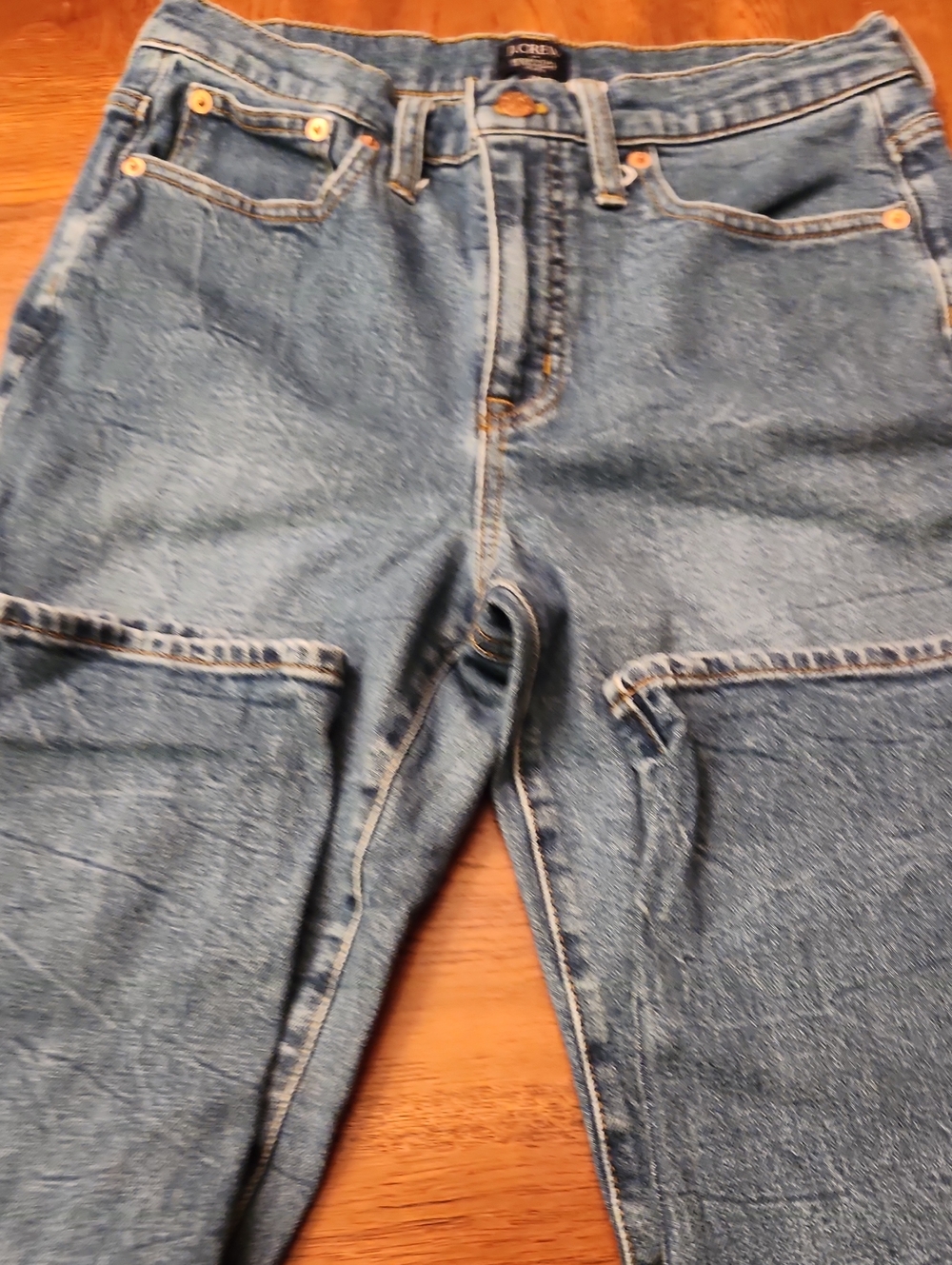 J. Crew Men's Medium Blue Straight Carpenter Jeans Inseam 25